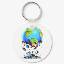 crumbling earth keychains