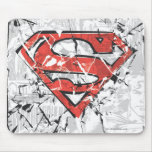 Crumpled Comic Superman Logo Mousepads