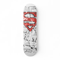 Crumpled Comic Superman Logo Skateboard Decks