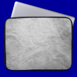 CRUMPLED PAPER SILVER GREY GRAYS WHITE DIGITAL TEM laptop sleeves