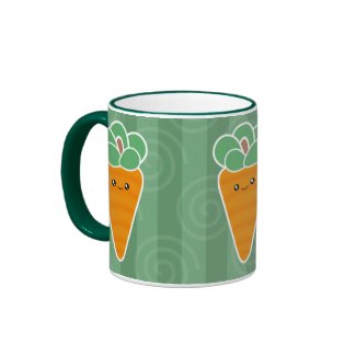 Crunchy Carrots Kawaii Mug mug