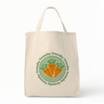 Crunchy Carrots Kawaii Tote Bag by mariannegilliand Crunchy Carrots Kawaii Tote Bag