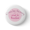 Crunchy Mommy Button by KrispysKingdom Crunchy Mommy Button
