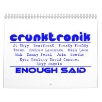 CrunktroniK Calendar by beatfreak CrunktroniK Calendar