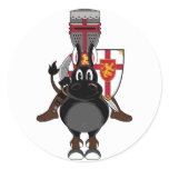 Crusader Knight Sticker