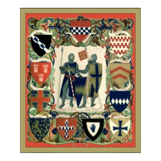 Crusader Knights print