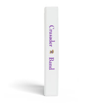 Crusader Marching Band three ring binder