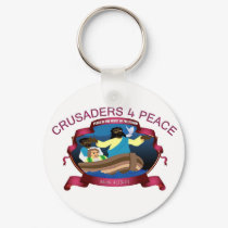 Crusaders 4 Peace keychain by loyal357 Crusaders 4 Peace keychain