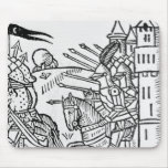 Crusading knights ride out to do Battle Mousepads