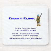 Crush n Clays & Bear Mouse Pad mousepads