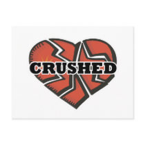 crushed heart postcards by doonidesigns crushed heart postcards
