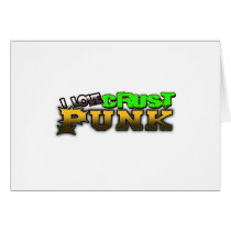 Crusty Punkrock Punk music CRUST PUNK cards