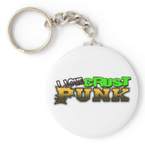 Crusty Punkrock Punk music CRUST PUNK keychains