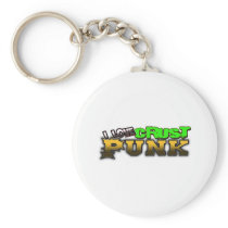 Crusty Punkrock Punk music CRUST PUNK keychains