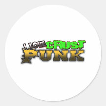 Crusty Punkrock Punk music CRUST PUNK Stickers
