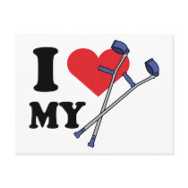 Crutch Love Postcard