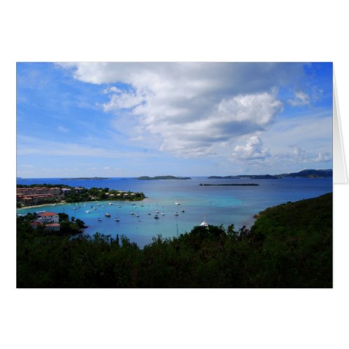 Cruz Bay, St. John, U.S.Virgin Islands card