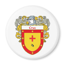 Cruz Coat of Arms (Mantled) magnets by NameGame Cruz Coat of Arms (Mantled) magnets
