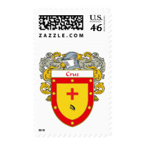 Cruz Coat of Arms (Mantled) Postage Stamp