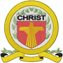 Cruz con el escudo polo bordado