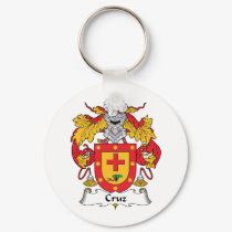 Cruz Family Crest keychains by coatsofarms Cruz Family Crest keychains