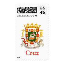 Cruz Shield of Puerto Rico Stamp