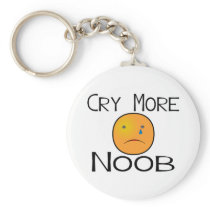 Cry More Noob Key Chain