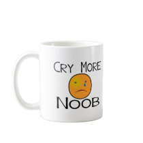 Cry More Noob Coffee Mug
