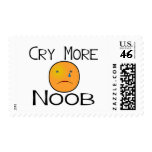 Cry More Noob postage