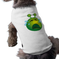 Crying alien pet tshirt