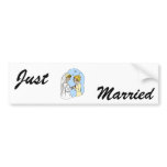 Crying Brides Exchanging Vows bumper stickers