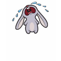 Crying Bunny Rabbit T-Shirt