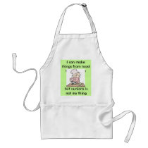 crying chef apron