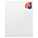 Crying clown letterhead design