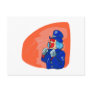 Crying clown post cards