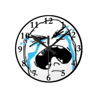 crying_comic_meme_round_wall_clocks-r2bb