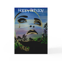 'Crying Ghost' Birthday Card