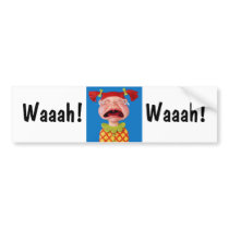 Crying Girl Bumper Stickers