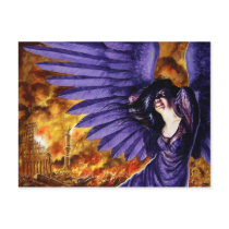Crying Gothic Angel Postcards