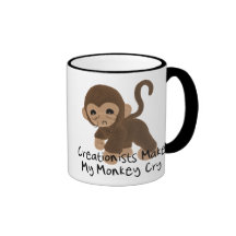 Crying Monkey Coffee Mug