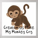 Crying Monkey Posters