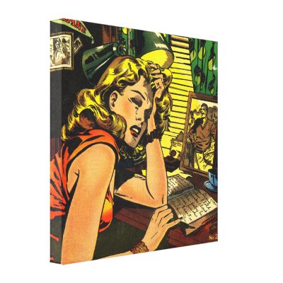 Crying Over My Diary Gallery Wrapped Canvas Zazzle_wrappedcanvas Crying Over My Diary Gallery Wrapped Canvas Zazzle_wrappedcanvas