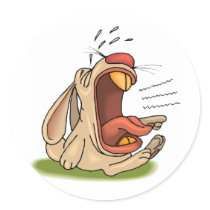 Crying Rabbit stickers by animalworld Crying Rabbit stickers