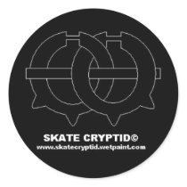 cryptid logo sticker by skatecryptid cryptid logo sticker