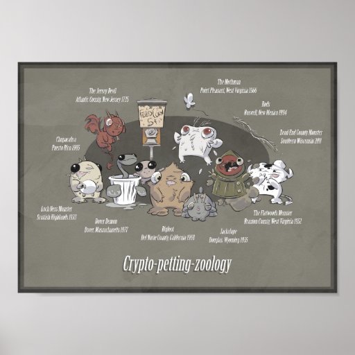 Crypto zoology poster 25 bitcoins to usd