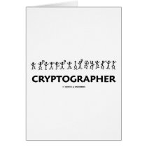 Cryptographer (Adventure Of The Dancing Men) Greeting Card