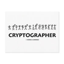Cryptographer (Adventure Of The Dancing Men) Post Card