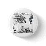 cryptozoology small round button/pin