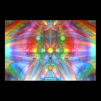 Crystal Alien Poster