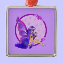 Crystal Ball Fairy Ornament ornaments